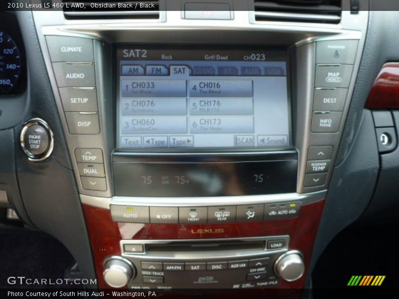 Obsidian Black / Black 2010 Lexus LS 460 L AWD