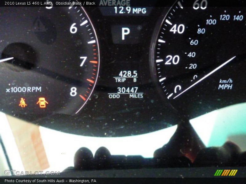 Obsidian Black / Black 2010 Lexus LS 460 L AWD