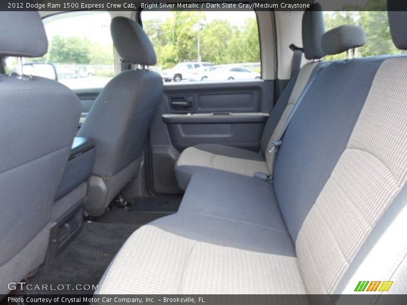 Bright Silver Metallic / Dark Slate Gray/Medium Graystone 2012 Dodge Ram 1500 Express Crew Cab