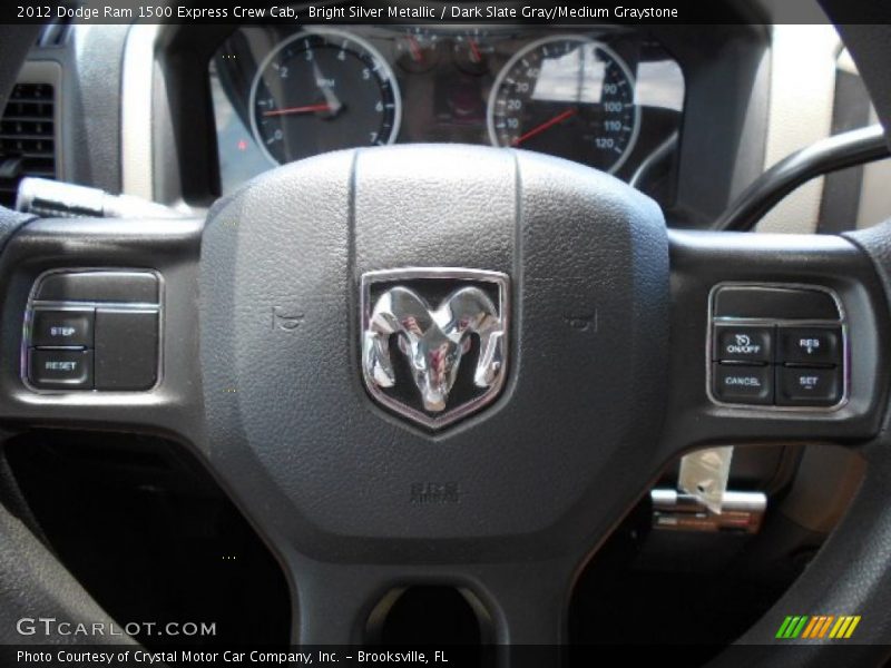 Bright Silver Metallic / Dark Slate Gray/Medium Graystone 2012 Dodge Ram 1500 Express Crew Cab
