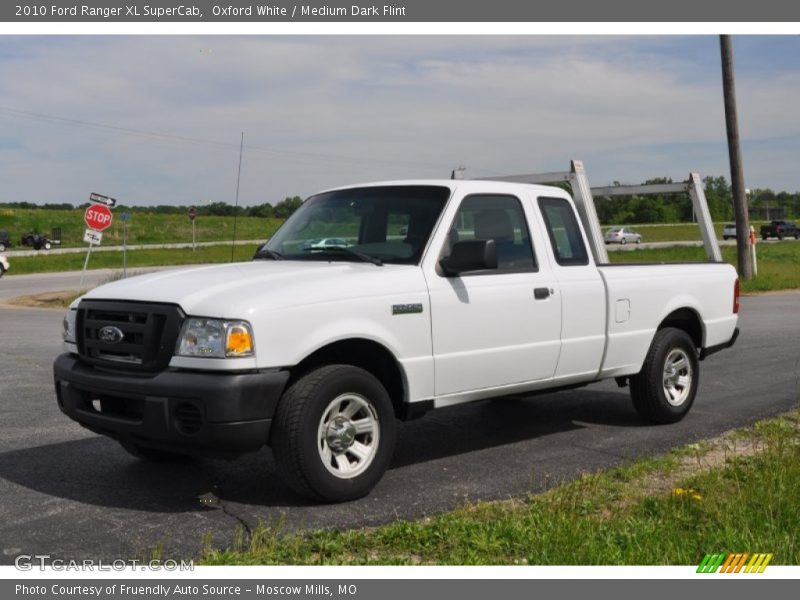 Oxford White / Medium Dark Flint 2010 Ford Ranger XL SuperCab