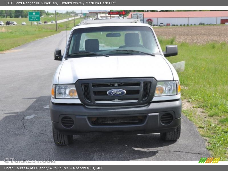Oxford White / Medium Dark Flint 2010 Ford Ranger XL SuperCab