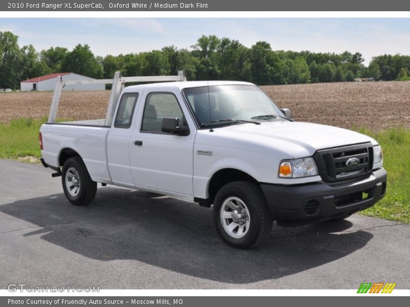 Oxford White / Medium Dark Flint 2010 Ford Ranger XL SuperCab