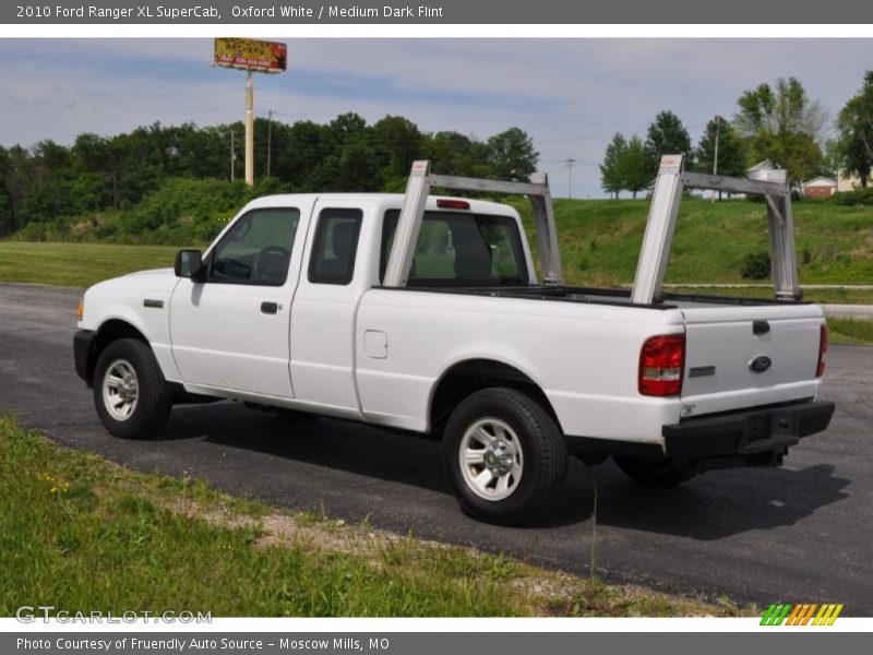 Oxford White / Medium Dark Flint 2010 Ford Ranger XL SuperCab