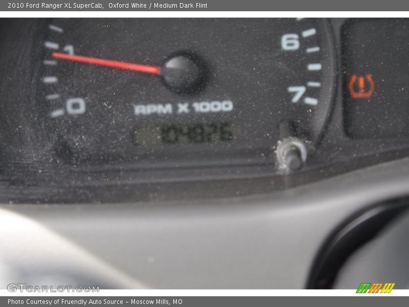 Oxford White / Medium Dark Flint 2010 Ford Ranger XL SuperCab