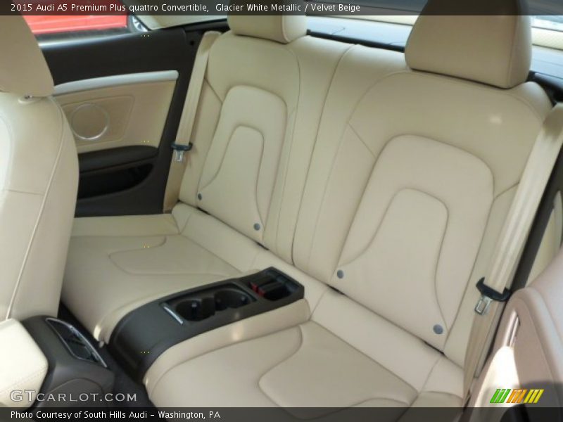 Glacier White Metallic / Velvet Beige 2015 Audi A5 Premium Plus quattro Convertible