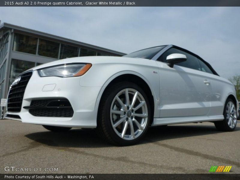 Glacier White Metallic / Black 2015 Audi A3 2.0 Prestige quattro Cabriolet