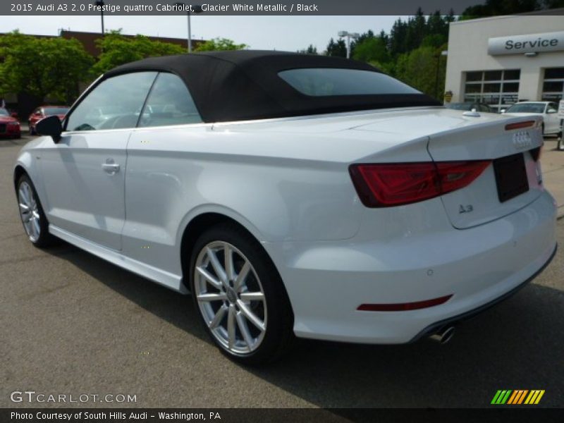 Glacier White Metallic / Black 2015 Audi A3 2.0 Prestige quattro Cabriolet