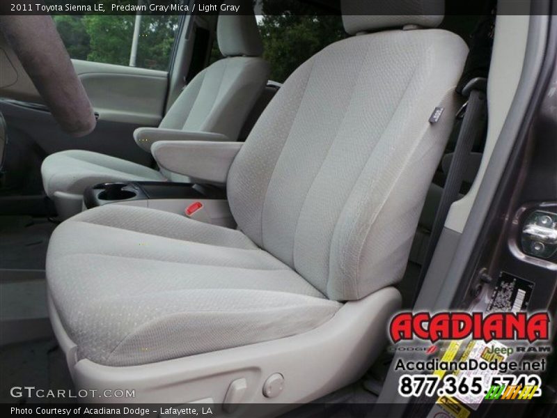 Predawn Gray Mica / Light Gray 2011 Toyota Sienna LE