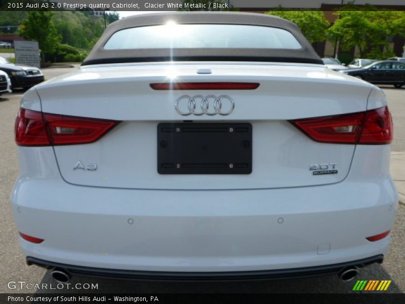 Glacier White Metallic / Black 2015 Audi A3 2.0 Prestige quattro Cabriolet