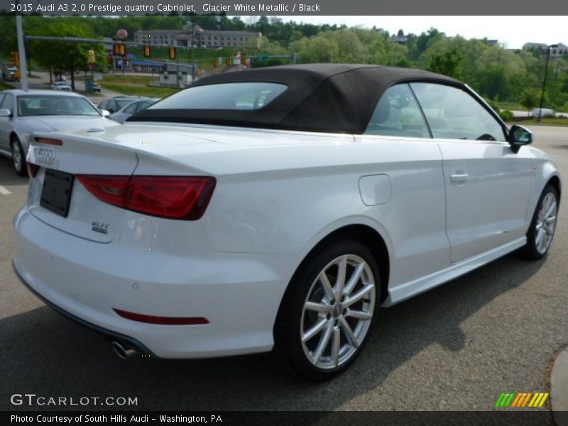 Glacier White Metallic / Black 2015 Audi A3 2.0 Prestige quattro Cabriolet