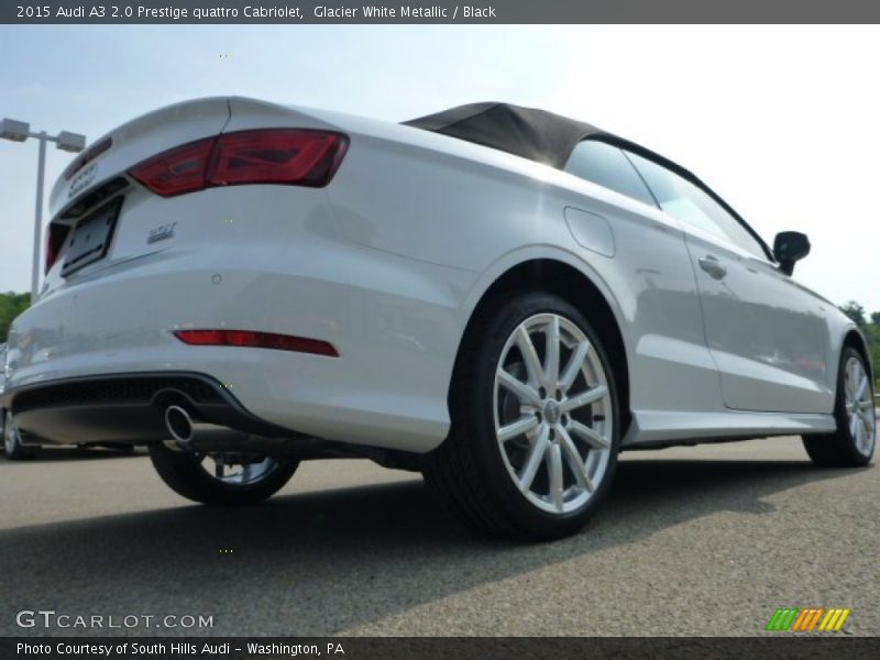 Glacier White Metallic / Black 2015 Audi A3 2.0 Prestige quattro Cabriolet