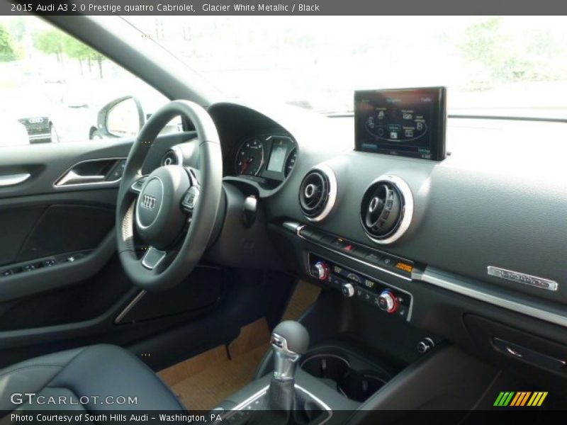 Glacier White Metallic / Black 2015 Audi A3 2.0 Prestige quattro Cabriolet