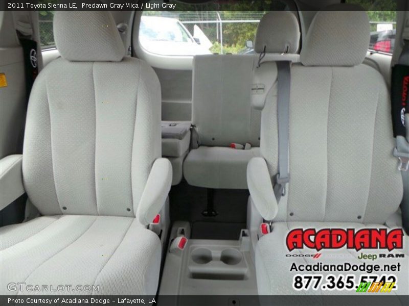 Predawn Gray Mica / Light Gray 2011 Toyota Sienna LE