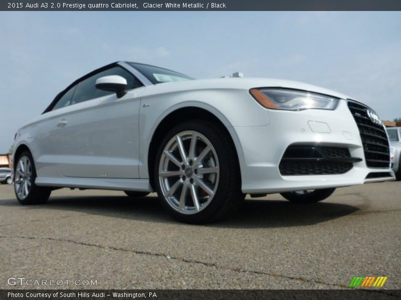 Glacier White Metallic / Black 2015 Audi A3 2.0 Prestige quattro Cabriolet