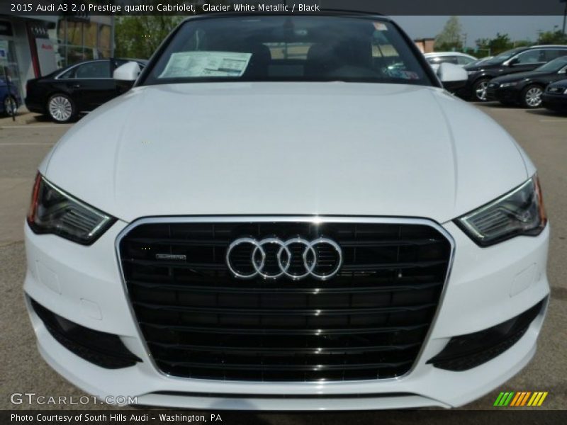 Glacier White Metallic / Black 2015 Audi A3 2.0 Prestige quattro Cabriolet
