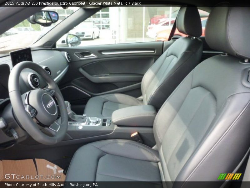 Glacier White Metallic / Black 2015 Audi A3 2.0 Prestige quattro Cabriolet