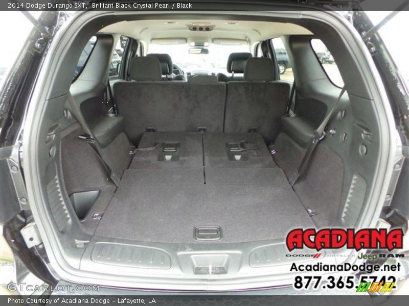 Brilliant Black Crystal Pearl / Black 2014 Dodge Durango SXT