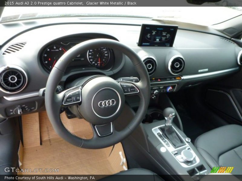 Glacier White Metallic / Black 2015 Audi A3 2.0 Prestige quattro Cabriolet