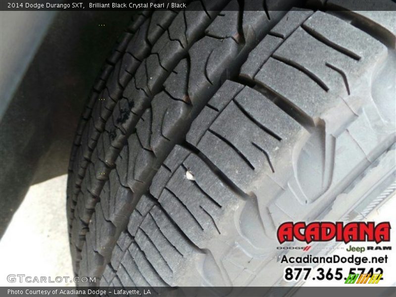 Brilliant Black Crystal Pearl / Black 2014 Dodge Durango SXT