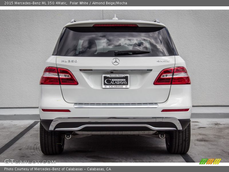 Polar White / Almond Beige/Mocha 2015 Mercedes-Benz ML 350 4Matic