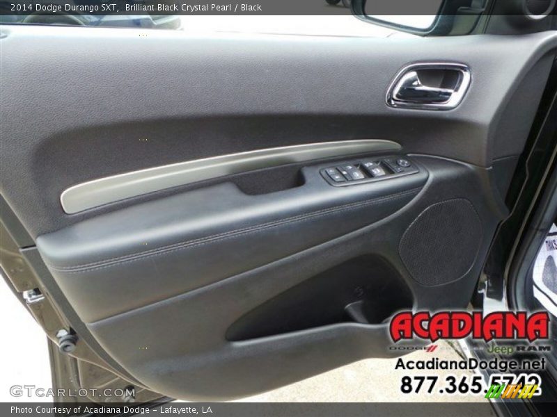 Brilliant Black Crystal Pearl / Black 2014 Dodge Durango SXT