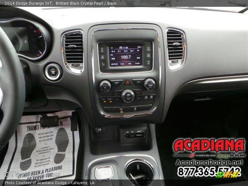 Brilliant Black Crystal Pearl / Black 2014 Dodge Durango SXT