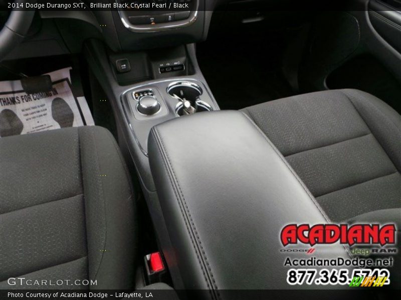 Brilliant Black Crystal Pearl / Black 2014 Dodge Durango SXT