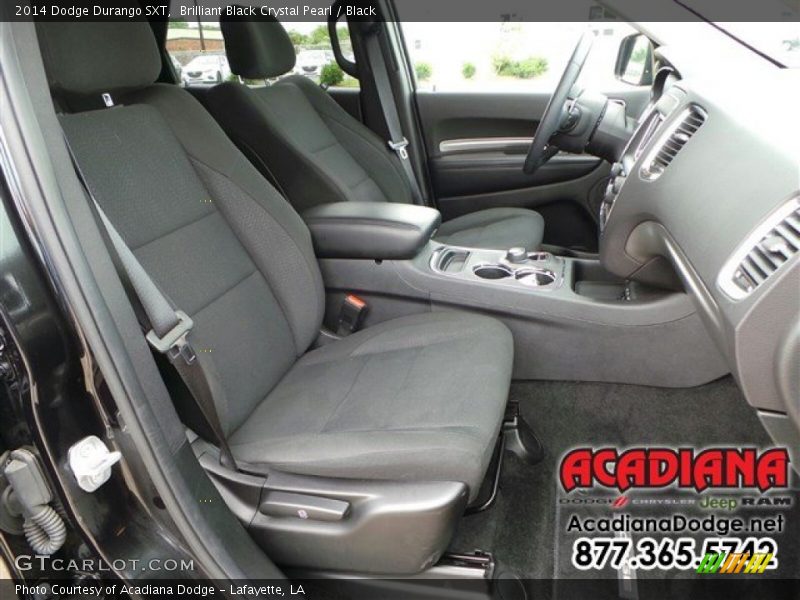 Brilliant Black Crystal Pearl / Black 2014 Dodge Durango SXT