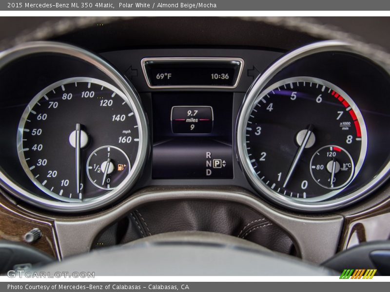 Polar White / Almond Beige/Mocha 2015 Mercedes-Benz ML 350 4Matic