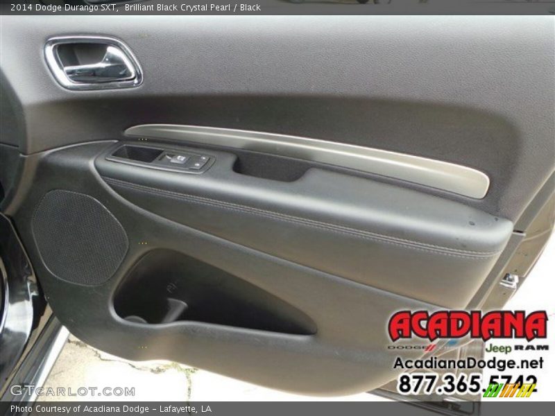 Brilliant Black Crystal Pearl / Black 2014 Dodge Durango SXT