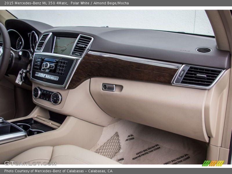 Polar White / Almond Beige/Mocha 2015 Mercedes-Benz ML 350 4Matic