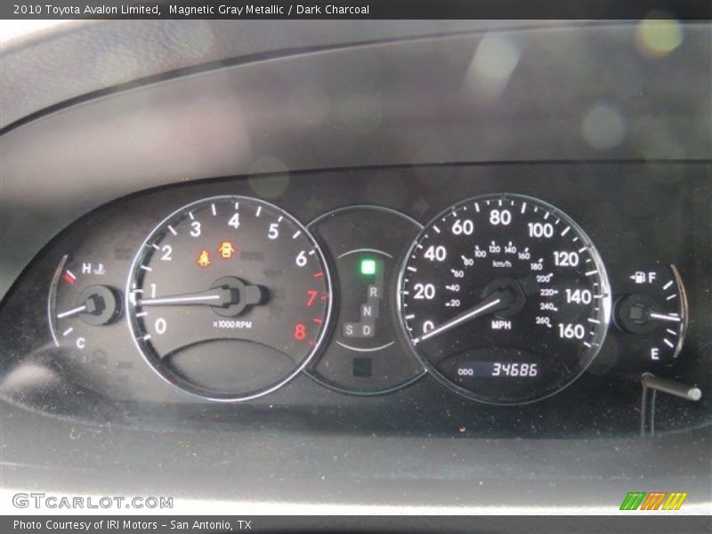 Magnetic Gray Metallic / Dark Charcoal 2010 Toyota Avalon Limited