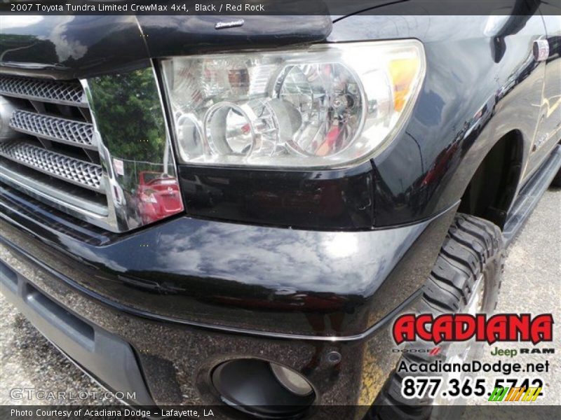 Black / Red Rock 2007 Toyota Tundra Limited CrewMax 4x4