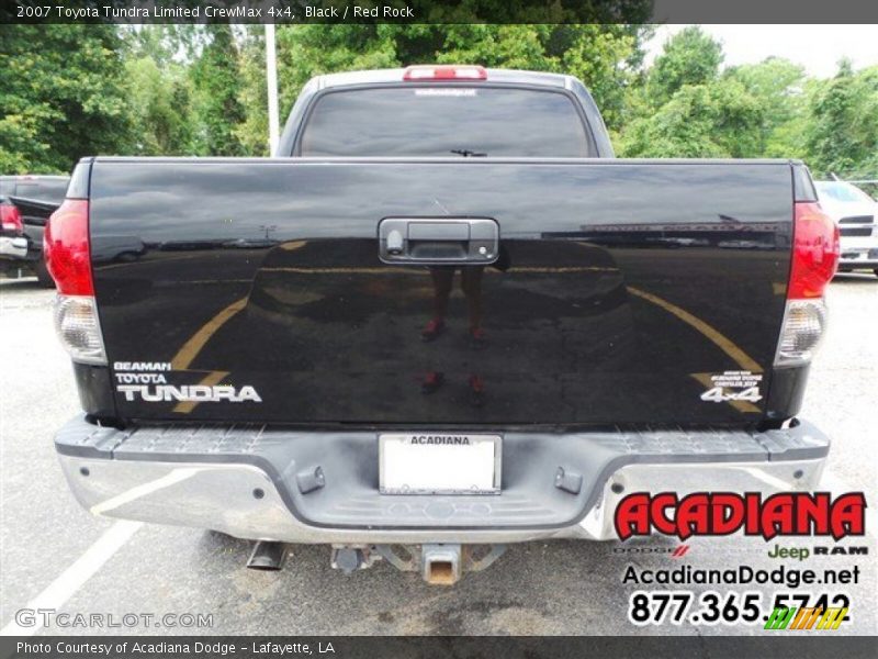 Black / Red Rock 2007 Toyota Tundra Limited CrewMax 4x4