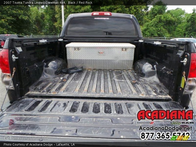 Black / Red Rock 2007 Toyota Tundra Limited CrewMax 4x4