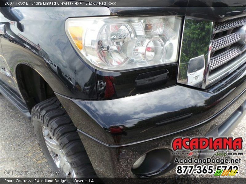Black / Red Rock 2007 Toyota Tundra Limited CrewMax 4x4