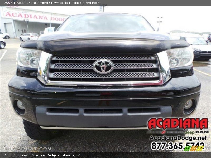 Black / Red Rock 2007 Toyota Tundra Limited CrewMax 4x4