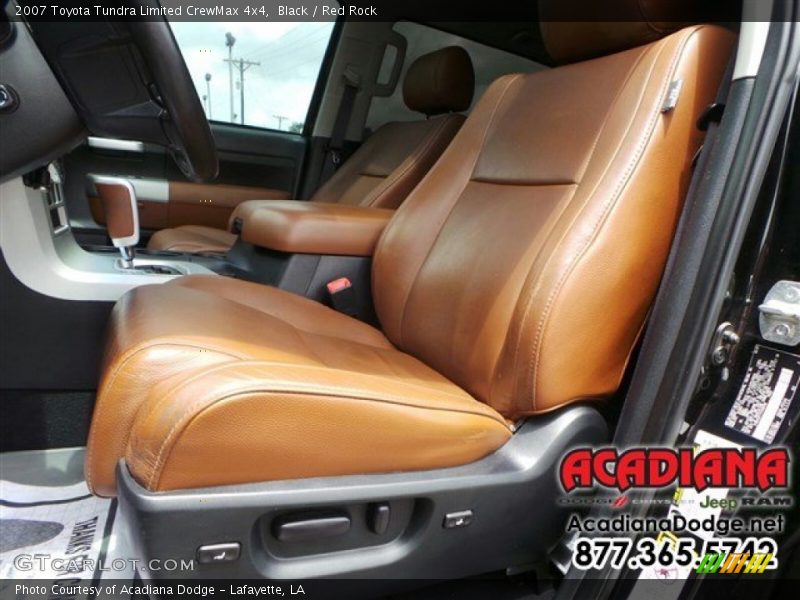 Black / Red Rock 2007 Toyota Tundra Limited CrewMax 4x4