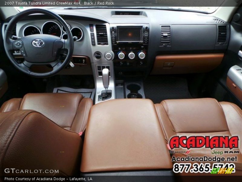 Black / Red Rock 2007 Toyota Tundra Limited CrewMax 4x4