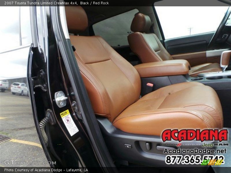 Black / Red Rock 2007 Toyota Tundra Limited CrewMax 4x4