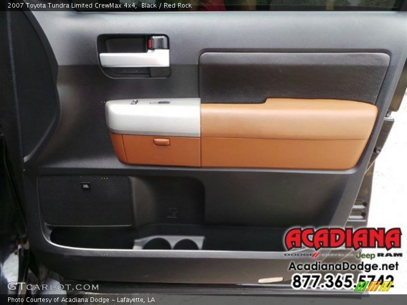 Black / Red Rock 2007 Toyota Tundra Limited CrewMax 4x4