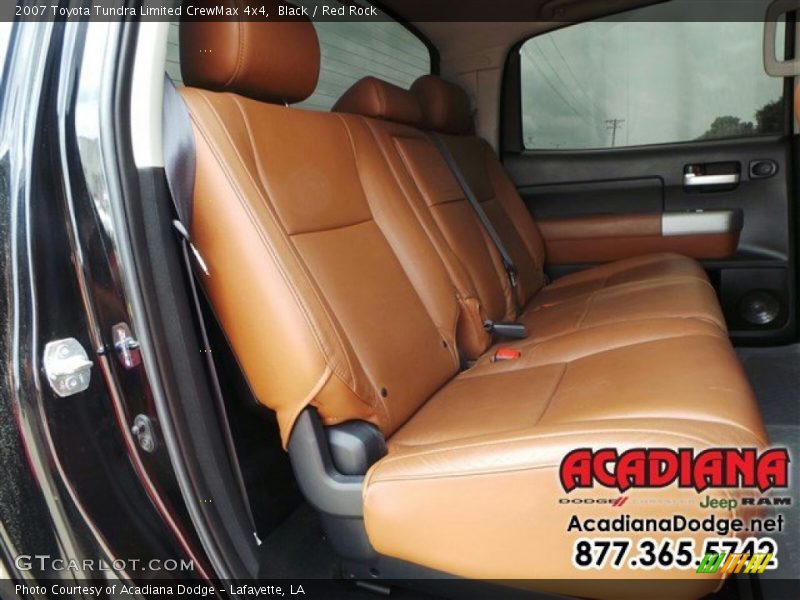 Black / Red Rock 2007 Toyota Tundra Limited CrewMax 4x4