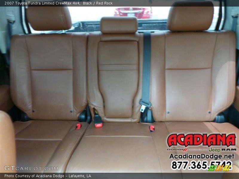 Black / Red Rock 2007 Toyota Tundra Limited CrewMax 4x4