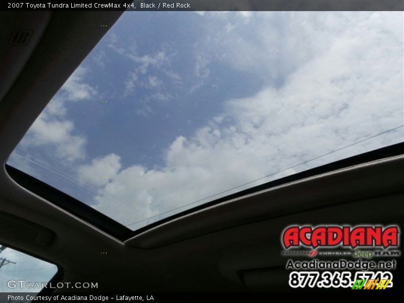 Black / Red Rock 2007 Toyota Tundra Limited CrewMax 4x4