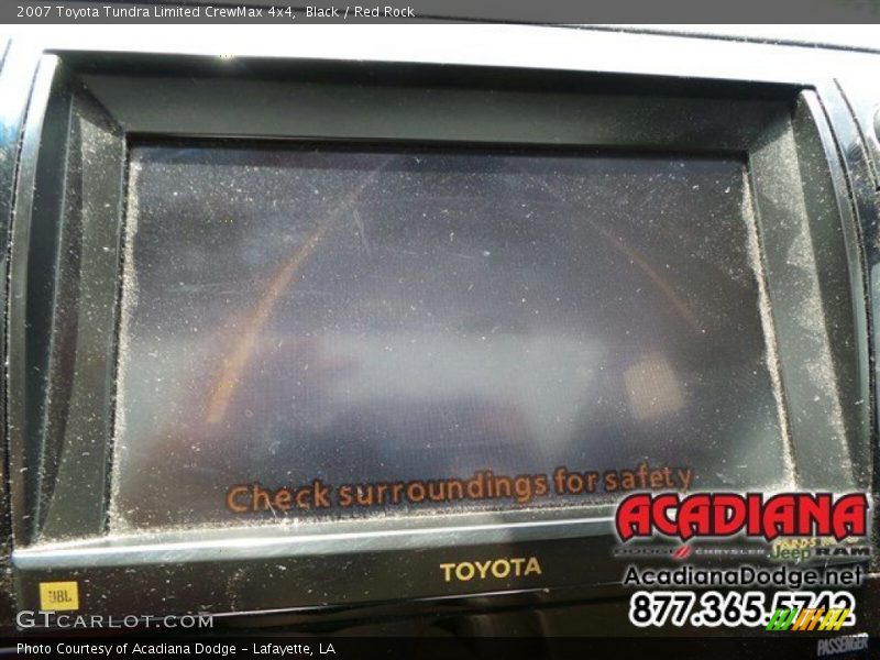 Black / Red Rock 2007 Toyota Tundra Limited CrewMax 4x4