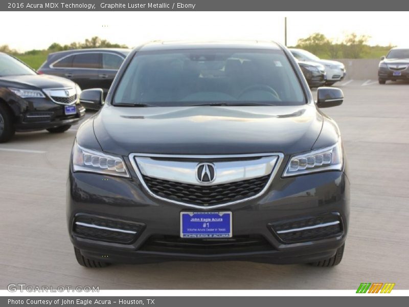 Graphite Luster Metallic / Ebony 2016 Acura MDX Technology