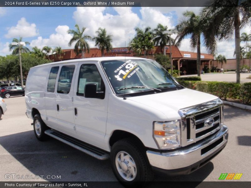 Oxford White / Medium Flint 2014 Ford E-Series Van E250 Cargo Van