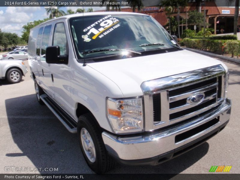 Oxford White / Medium Flint 2014 Ford E-Series Van E250 Cargo Van