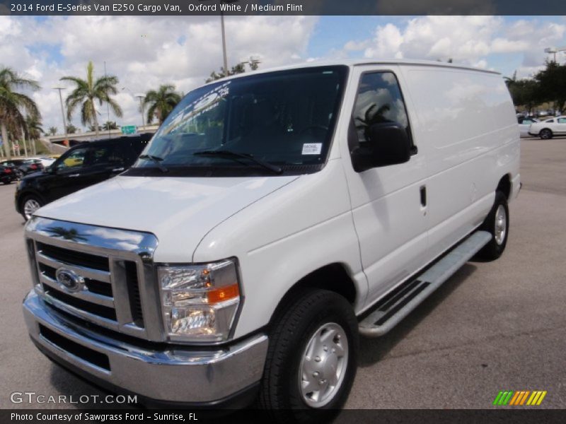 Oxford White / Medium Flint 2014 Ford E-Series Van E250 Cargo Van
